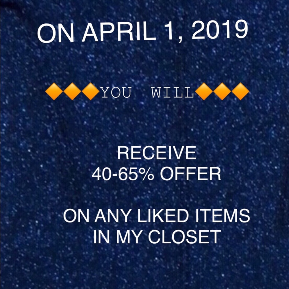 LIKED my items before? VERY low offer in ur feed!